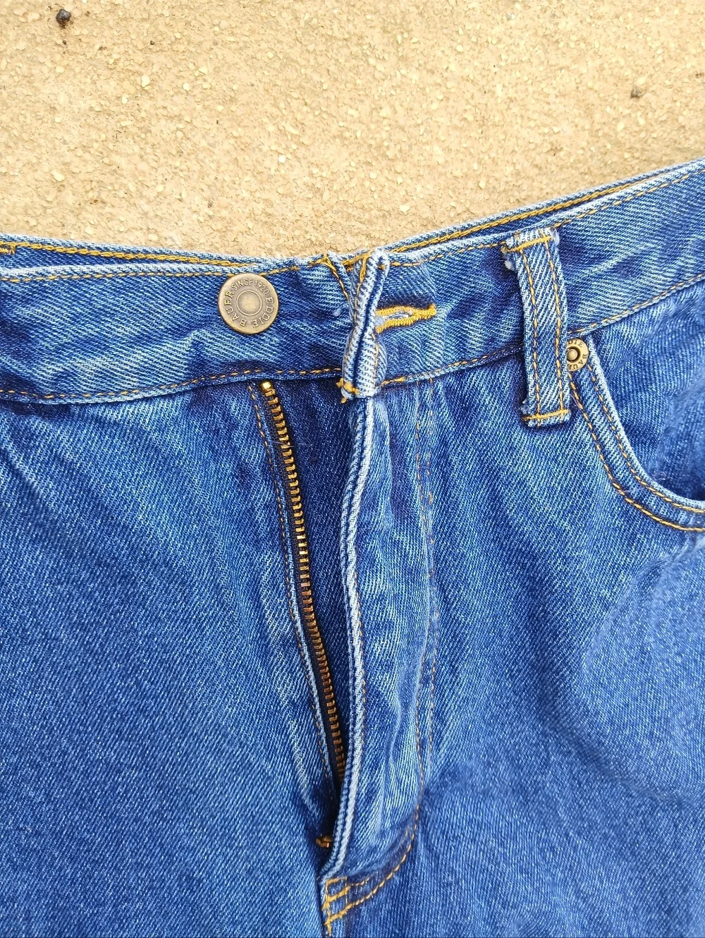Vintage Eddie Bauer Flannel Lined Jeans 34x32